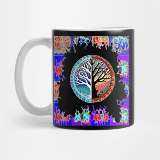 Tree Abstract Graffiti Mug